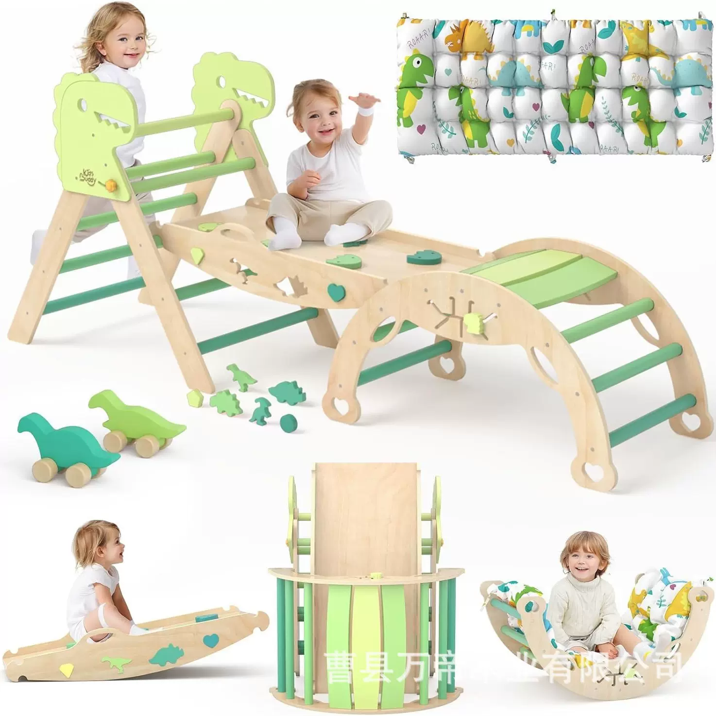 跨境儿童攀爬架实室内宝宝滑滑梯组合玩具早教启蒙攀爬三角架