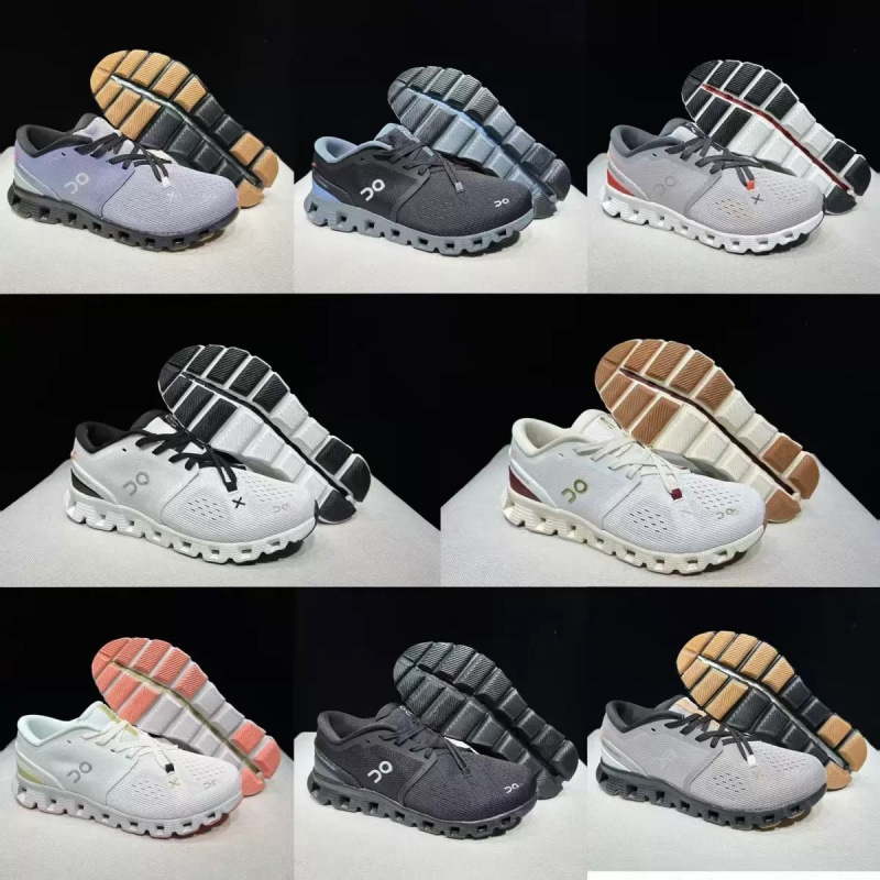 Sports Running Shoes O Angn跑Cloud X4 Men's and Women's Cross-Border Lightweight Mesh Breathable Cushioning Comfortable Casual Shoes