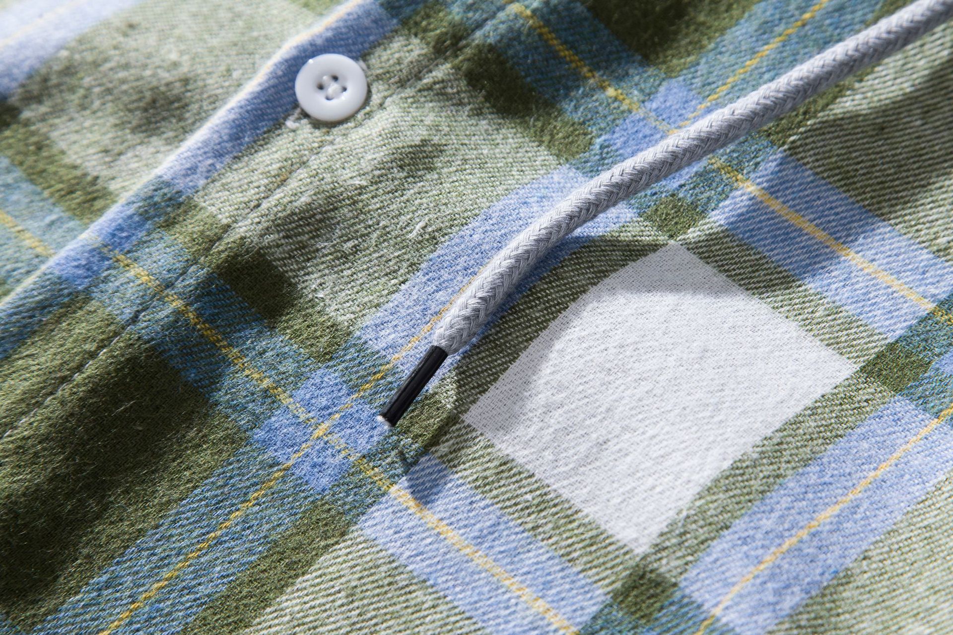 Herren Flanellhemd Mit Kapuze Kariertes Oversized Freizeithemd_voghion.com