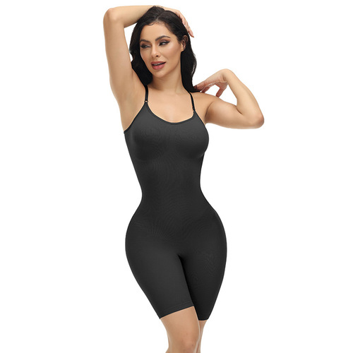European and American body-shaping girdle, stomach-cinching sexy shaping Amazon clothing, high elasticity seamless body slimming garment