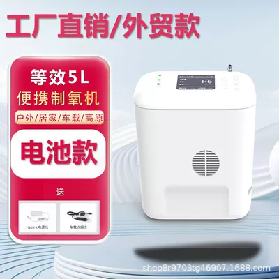 5L Duen Portable Medical Household Bb10 Oxygen Generator Battery Car-Mounted English Export High-Altitude Travel Oxygen Bar Cross-Border