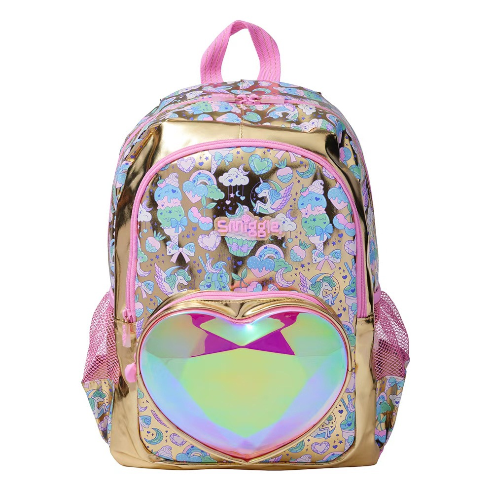 Mochila escolar australiana smiggle Mochila escolar para estudiantes de primaria y secundaria Mochila para exteriores de gran capacidad para niños y niñas Genuino