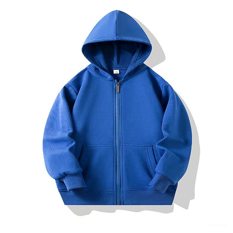 Демисезонная детская кофта на молнии с капюшоном, толстовка oversize, одежда для детей