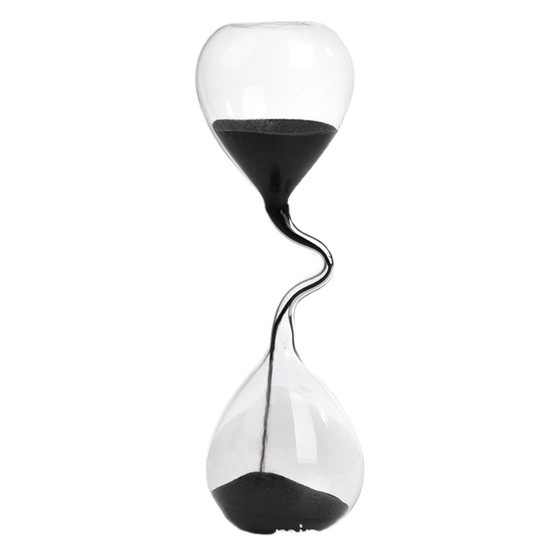 Creativo cuello fino arte reloj de arena temporizador personalizado decoración del hogar graduación temporada regalo Día San Valentín