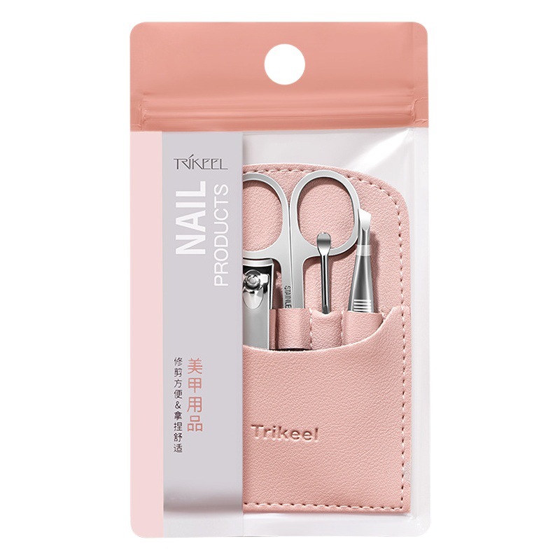 Chuan Qier Trimming Nail Clipper Set 5-piece Home Pedicure Nail Clipper Men's and Women's Nail Clipper Nail Clipper