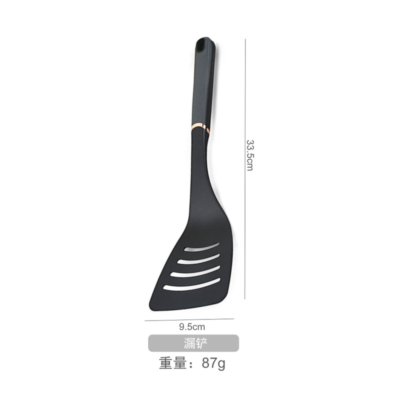 ナイロン台所用品8点セット収納付きスタンドセット家庭用キッチン調理シャベルスプーンスプーンフライセット|undefined