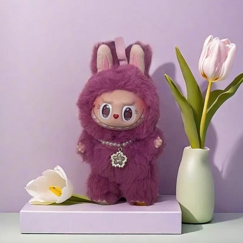 POPMART LABUBU 猫シリーズ ビニールぬいぐるみペンダント人形マカロンブラインドボックス装飾品|undefined