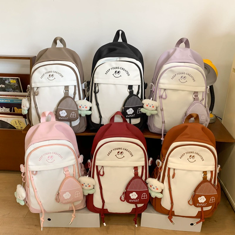 High quality backpack, capacious laptop for traveling for elementary school students, for secondary school, Korean style, for students