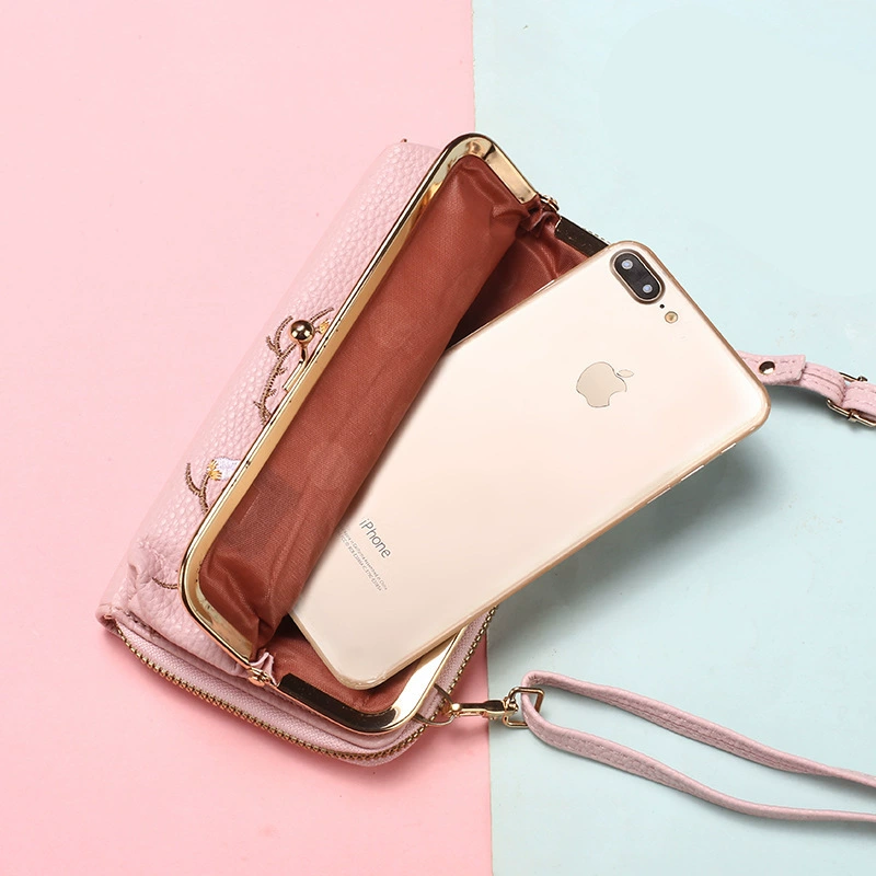 Wallet, small small bag, shoulder bag, touch screen