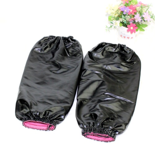 Extended Waterproof Sleeve Covers for Men and Women Kitchen Work Oil-Resistant Dirt-Proof Leather Arm Sleeves Labor Protection Working Arm Guards