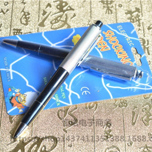 Tricky Toys Prank Electric Shock Pen for April Fool's Day, New and Unique Street Stall Yiwu Electric Shock Pen Tricky Toys Prank Electric Shock Pen for April Fool's Day, New and Unique Street Stall Yiwu Electric Shock Pen