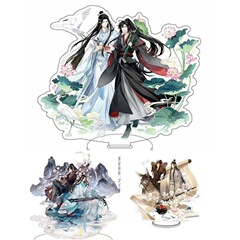 魔道の創始者、蘭望吉、魏無羨、アクリルダブルスタンド、アニメ周辺装飾品、貴重版装飾品
