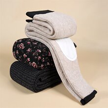时尚休闲女装妈妈装加厚保暖棉裤休闲裤中老年人女日常通勤款