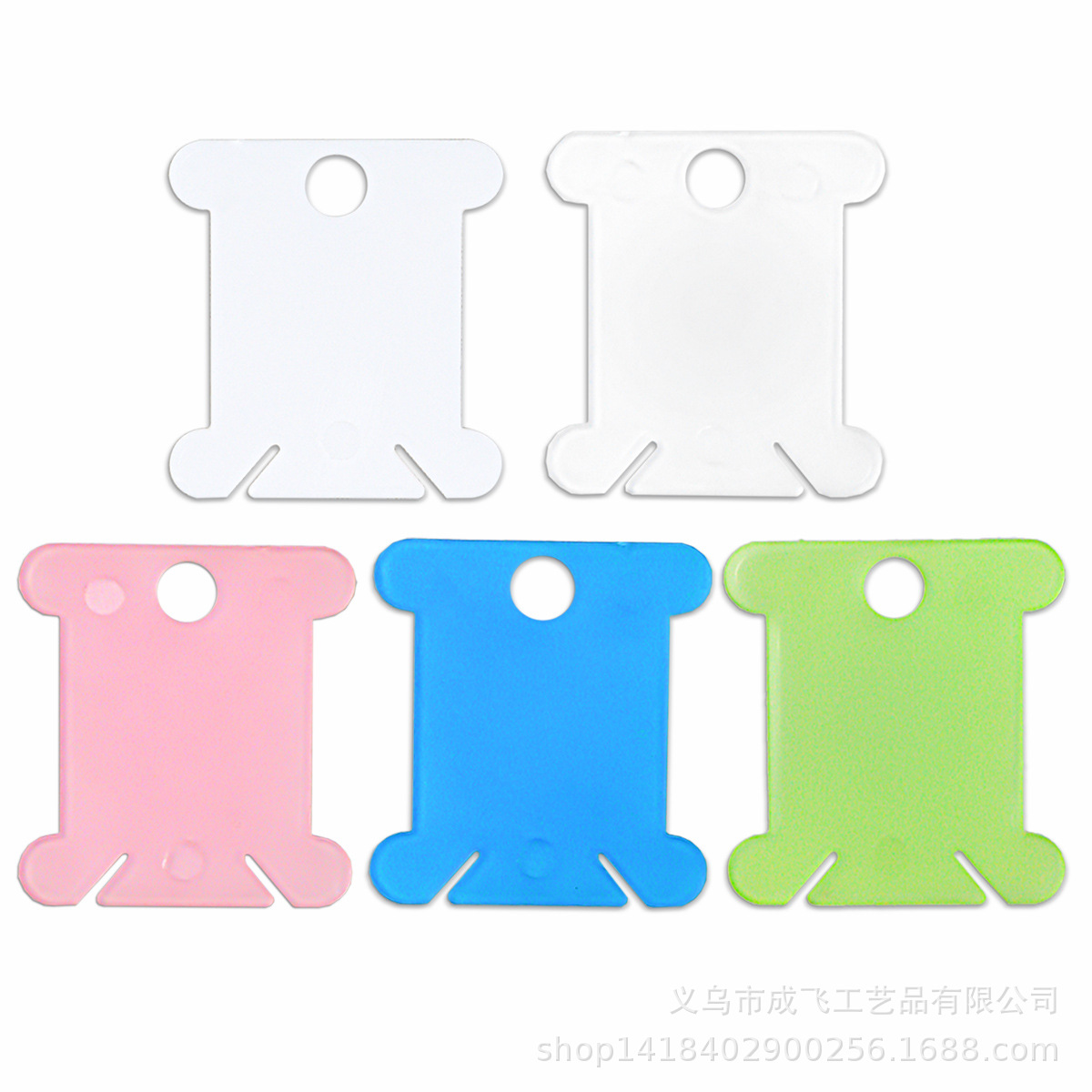 Color del caramelo de punto de cruz tablero de bobinado herramienta de acabado de hilo de bordado de plástico de color 5 hilo de bordado de color tablero de bobinado trabajador hilo de aguja