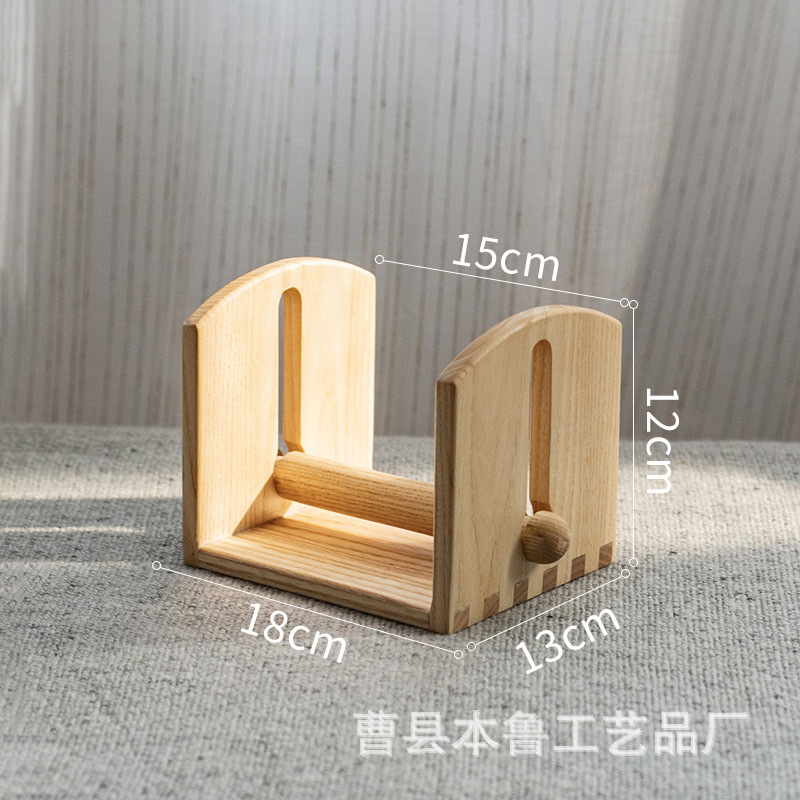 Sala de estar, casa de familia, hotel, restaurante, caja de dibujo, soporte para toallas de papel elevador de madera maciza, soporte para servilletas de estilo nórdico, soporte para papel
