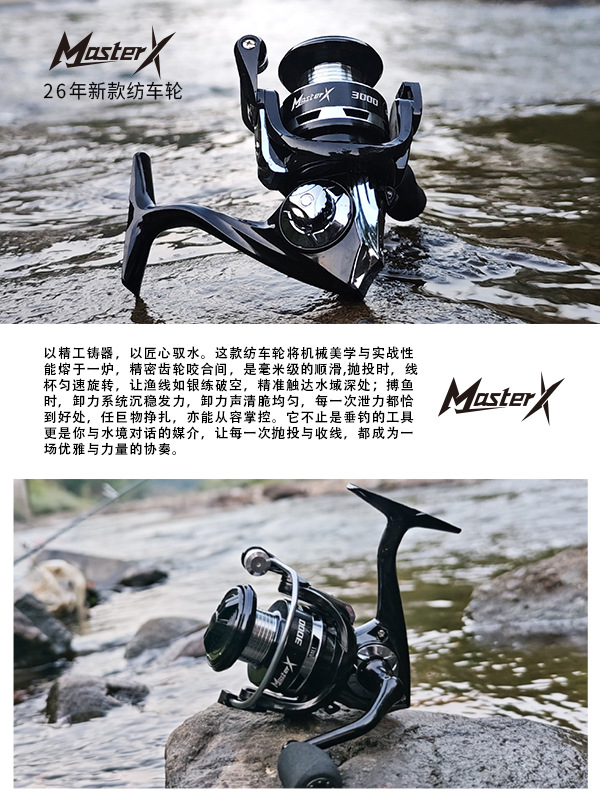 AliExpress línea de pesca rueda de hilado rueda de todo metal luya larga lanzamiento especial barco de pesca caña de mar puerto de palo de mar equipo de pesca