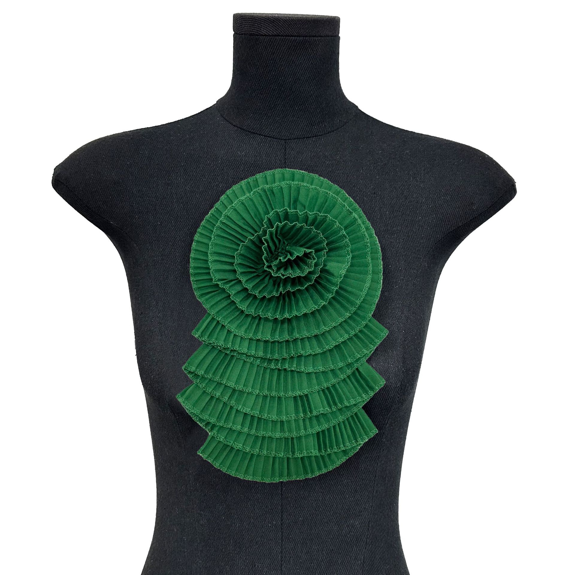 Broche de Flor Plisada Tridimensional de Poliéster para Accesorios de Ropa DIY image 33