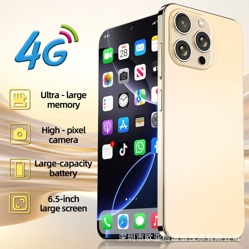2025 Cross-Border Mobile Phone I16Promax New Android 13 Mobile Phone 4G+64G Factory Wholesale Price Cross-Border Dedicated