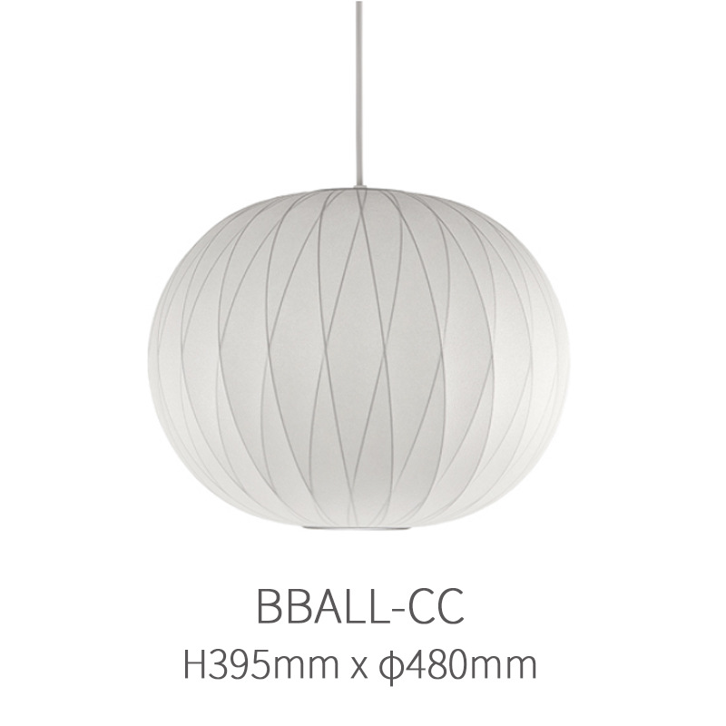 Bubble Lamp 蚕丝灯圆球交叉手工制作不锈钢丝餐厅走廊卧室吊灯