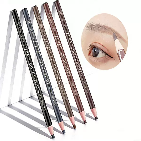 Cross-border bestseller 1818 retractable eyebrow pencil, waterproof, sweat-proof, long-lasting, non-smudging, suitable for beginners, one-line eyebrow powder peel-off eyebrow pencil