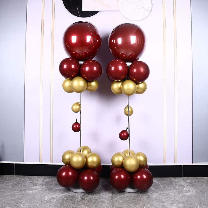 Centro comercial tienda apertura diseño globo columna traje boda decoración boda carretera plomo boda gran globo redondo soporte