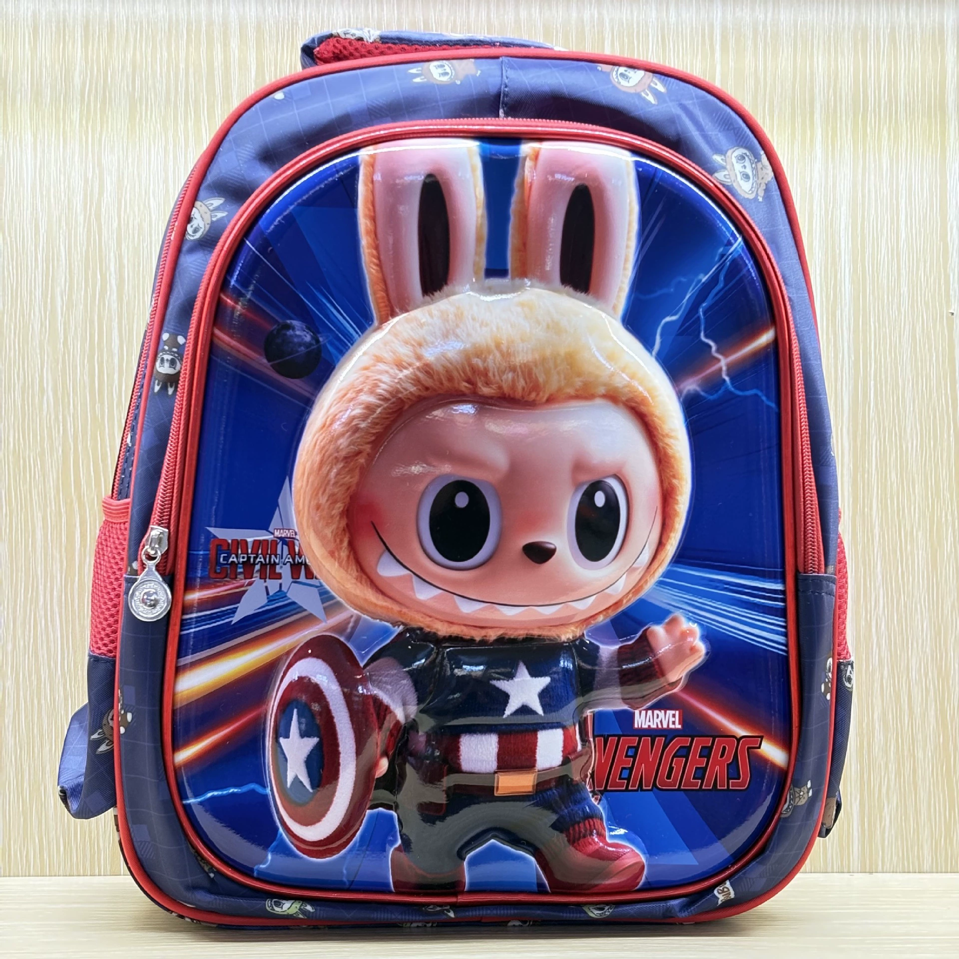 Cute backpack, cartoon bag for men and women, 16inch, for teenagers