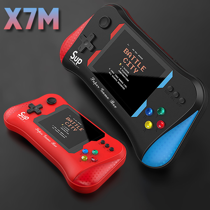 X7M Handheld Game Console for Two Players, 3.5inch Screens, 500-in-1 Tetris, Foreign Trade Cross-Border Handheld Arcade Console