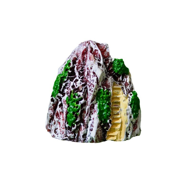 Nueva pecera transfronteriza rocalla paisaje mini piedra resina micro paisaje jardinería pequeña decoración bonsai rocalla