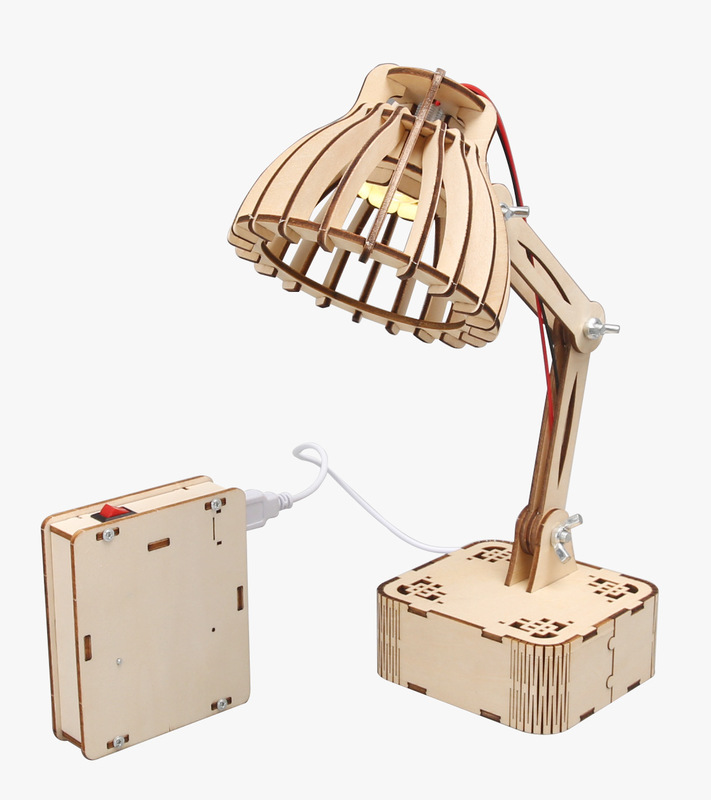 DIY科学技術の小さい製作の小さい発明の知能の音声の声は電気スタンドの模型の学生を制御します。|undefined