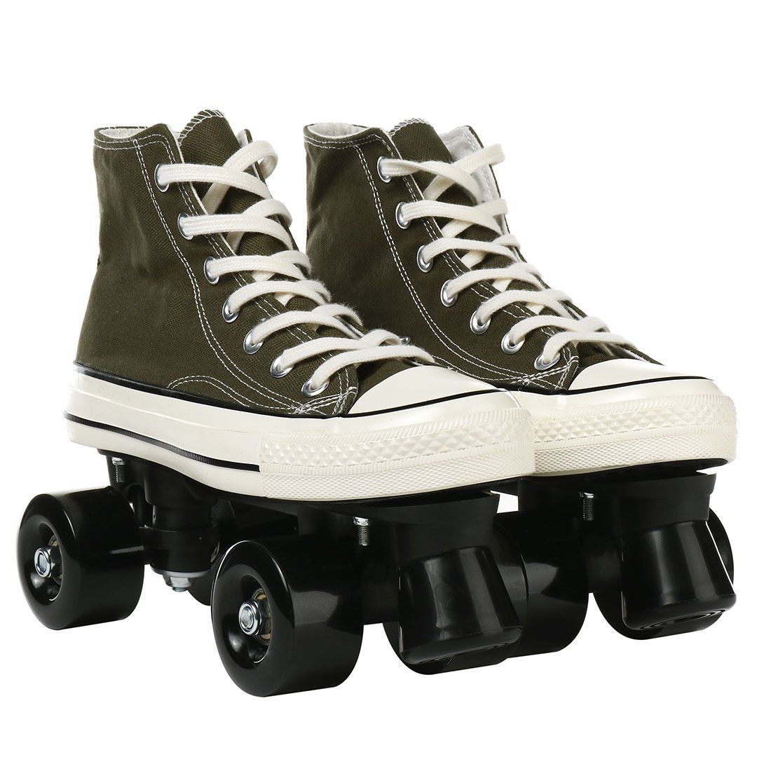 夏季双排溜冰鞋闪光夜光旱冰专业溜冰场轮滑成年四轮男女罗加