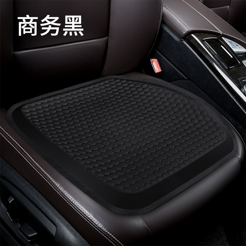  Ice‑silk gel seat cushion, universal cooling car/home chair pad, 39×41 cm, breathable TPR core