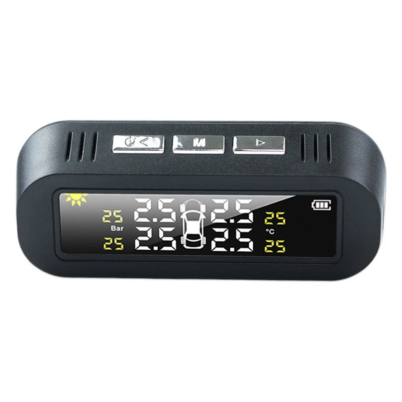 Универсальный беспроводной датчик давления в шинах на солнечной энергии, высокоточный внешний TPMS-датчик для контроля давления в шинах