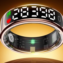 R13���ܽ�ָ5ATM��ˮ˯��Ѫ���O�y���ܴ�������ָ�hsmart ring