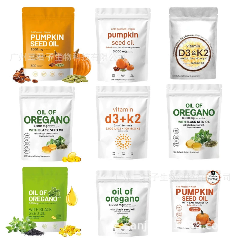 TK Amazon Масло орегано Мягкие капсулы Масло орегано Масло черного тмина Масло орегано Мягкие капсулы 300 капсул