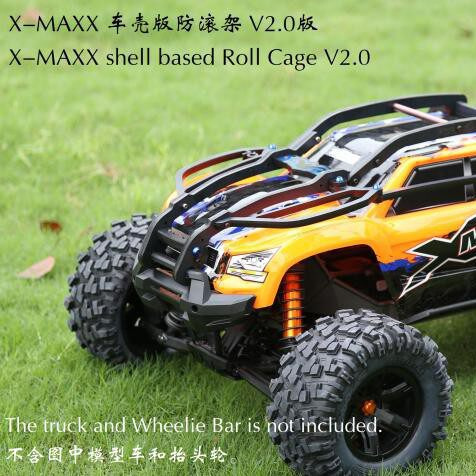 Traxxas Xmaxx Big X Big Wheel Vehicle Upgrade Parts Cool Ql Nylon Car Shell Version Anti-Roll Cage