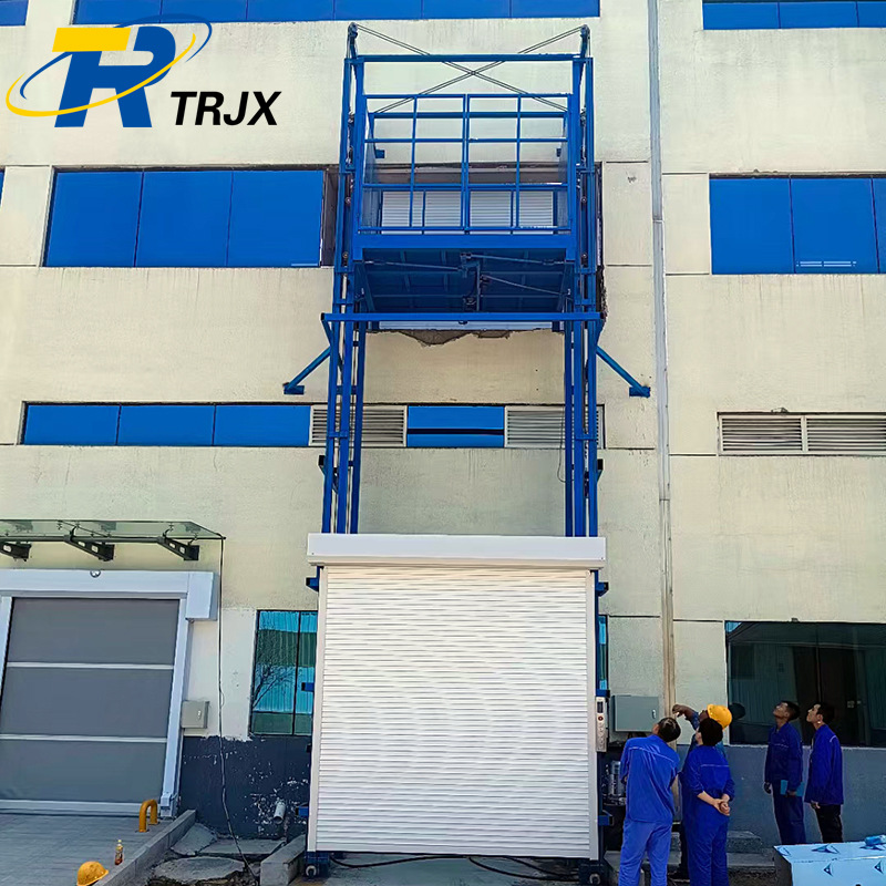 厂家供应升降货梯电动液压 电梯导轨式固定链条式液压升降平台