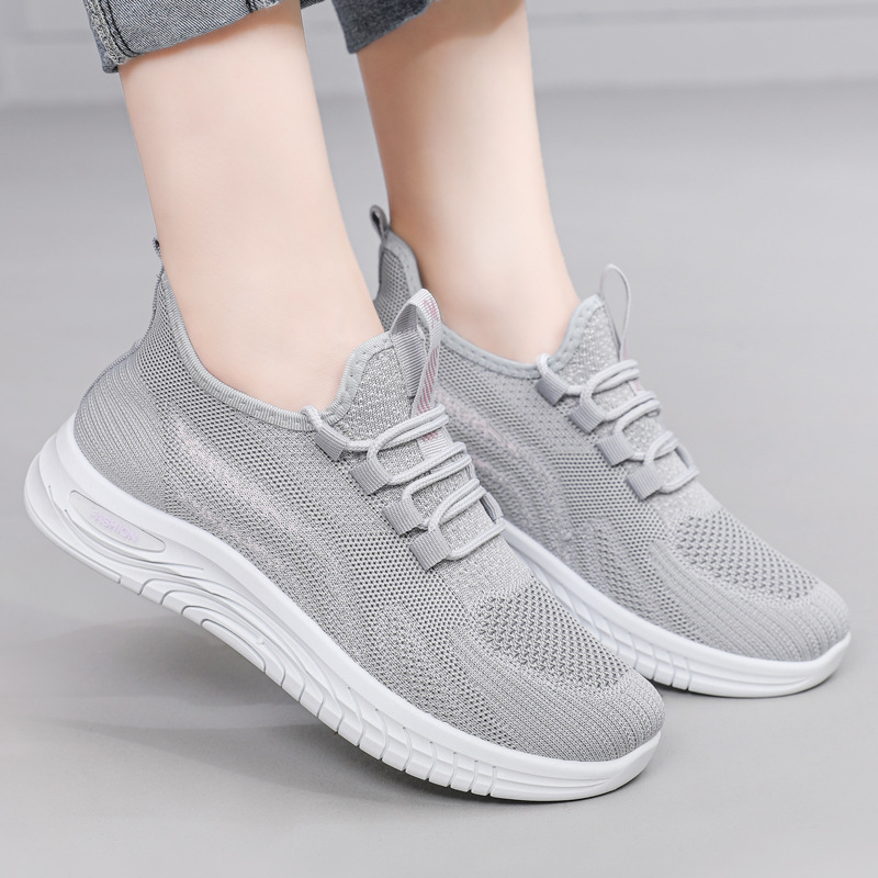 Zapatos de otoño para mujeres 2025 nuevo comercio exterior zapatos deportivos ligeros para mujeres de mediana edad y mayores zapatos de carreras casuales suaves para mujeres