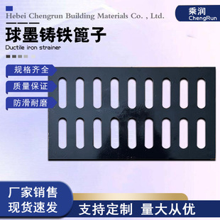 Cast iron grate single grate 200*500*30 rain sewage cover ductile ink rain grate cast iron grate
