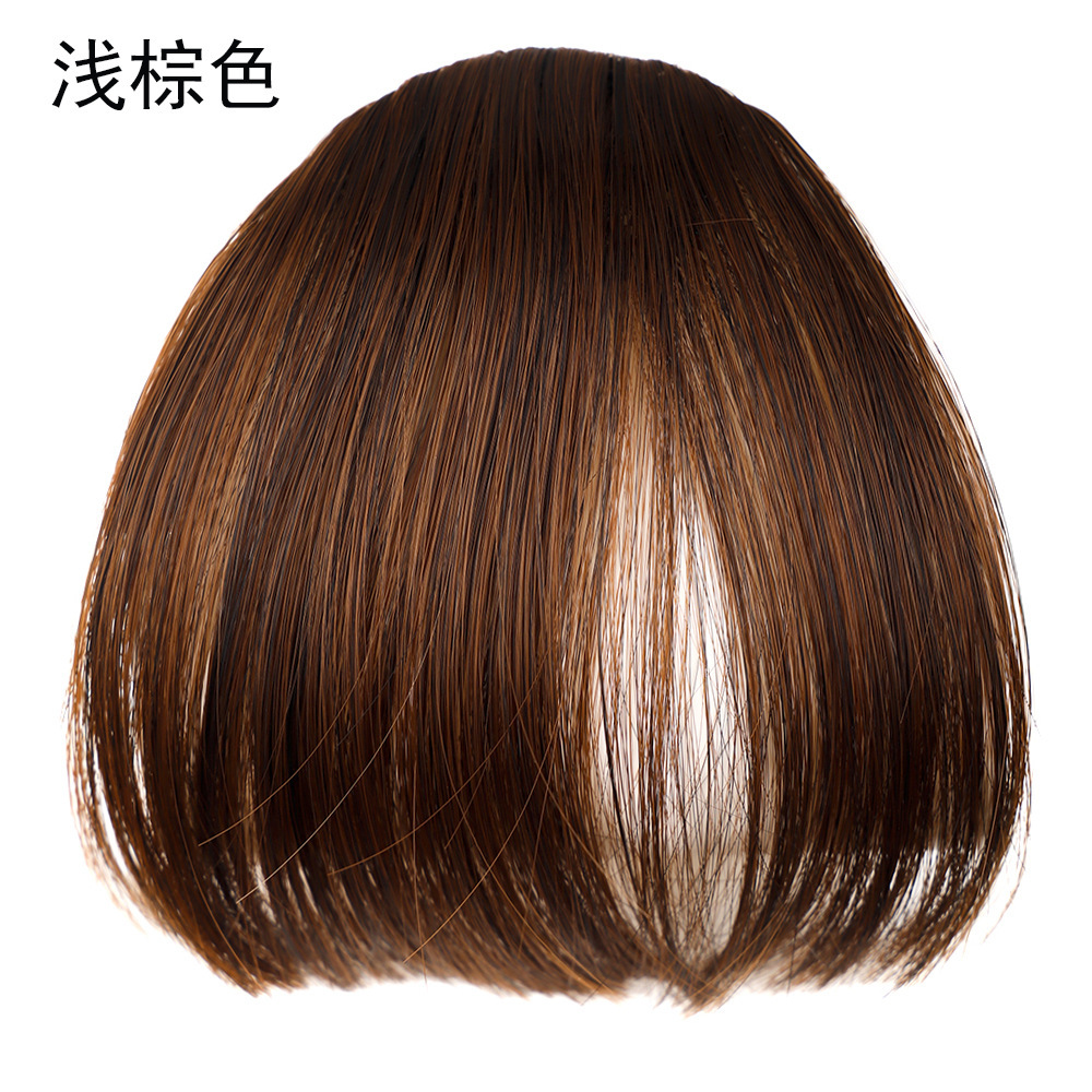 Air en stock peluca de frangea para dama en la parte superior de la frente natural invisible peluca de frangea
