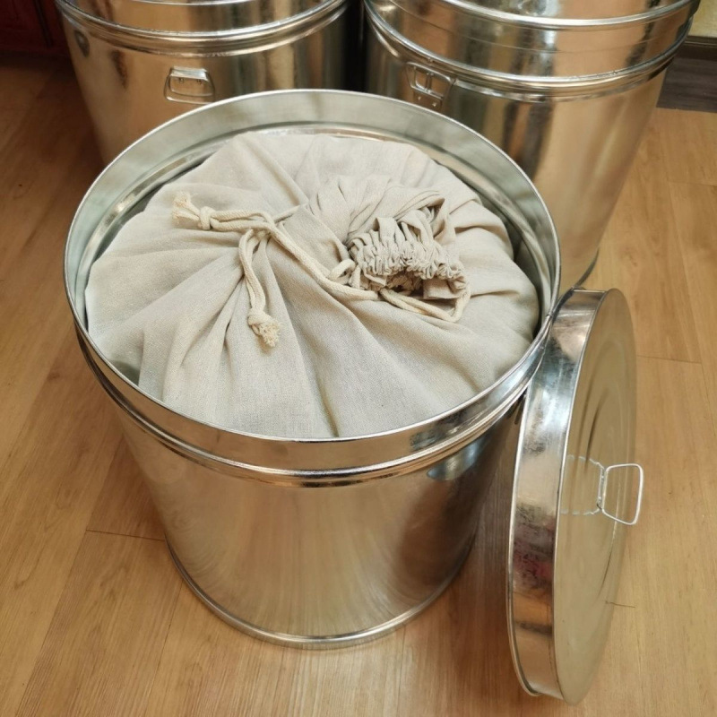 加厚陈皮桶送内袋陈皮储存罐密封陈皮专用铁桶防潮防虫大号茶叶桶|undefined