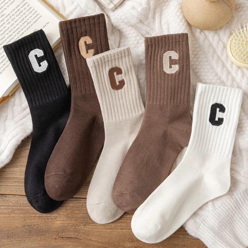 Socks women's mid-calf socks autumn and...