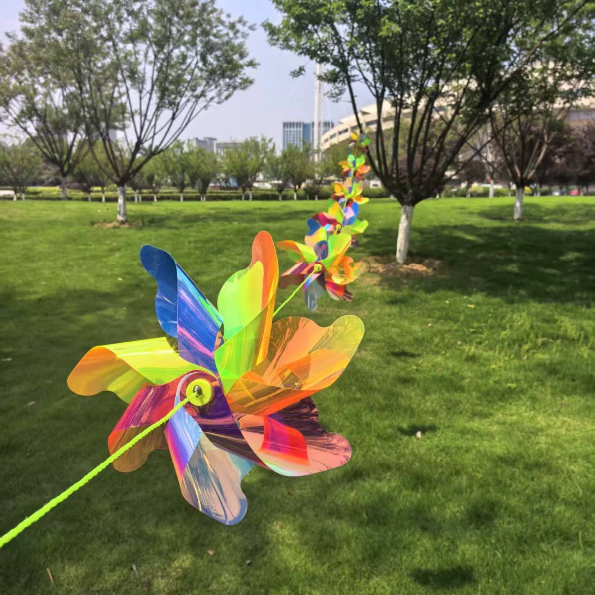 Colorful import travel windmill toy