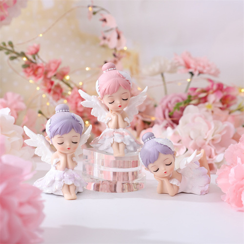 Ballet Girl Bella Little Girl Vinyl Ornaments Cute Girly Heart Desktop Counter Cake Decorations Wholesale