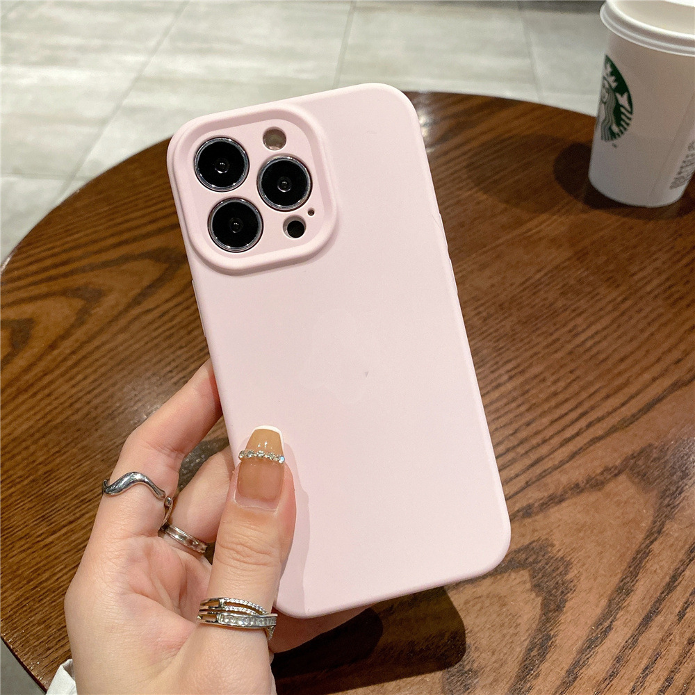 Màu trắng hồng Silicone màu trơn