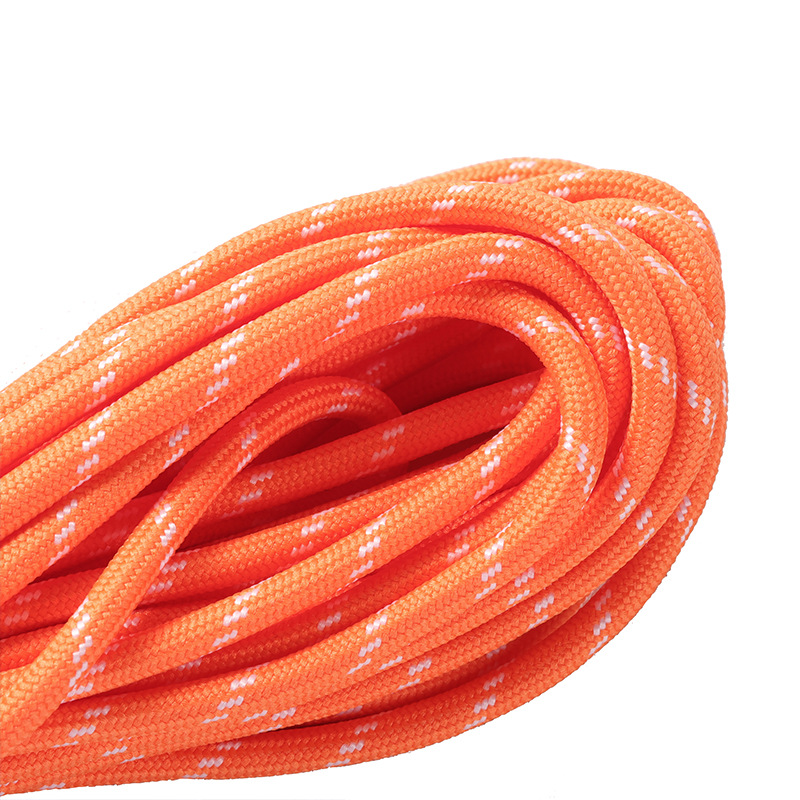 Cuerdas de poliéster coloridas de 5 mm cuerdas redondas cuerdas de agrupación resistentes al desgaste DIY cuerdas tejidas a mano colgante de llaver creativo