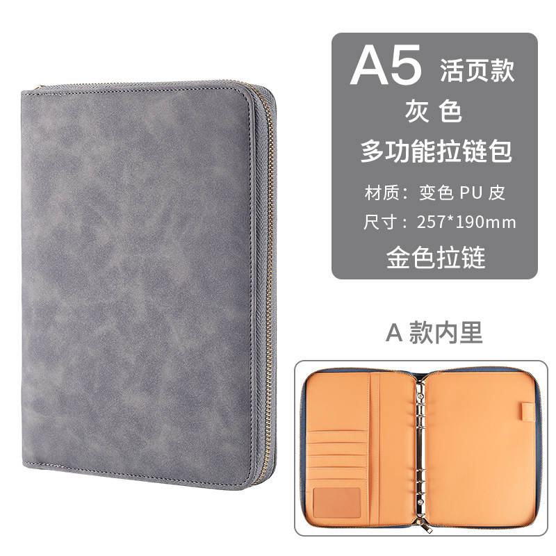 8.5inch 그레이 A 스타일 골드 지퍼