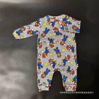 Костюм для ползания Crayon Shin-chan из чистого хлопка, длинный, новый стиль, Katie, внешняя торговля, мягкий, трансграничный, 2024, удобный, из чистого хлопка