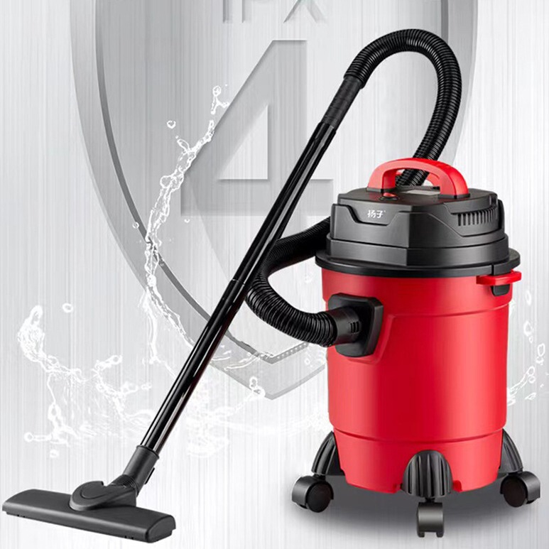 Foreign Trade Vacuum Cleaner, High-Power Household Bucket-Type Wet and Dry Vacuum Cleaner for Renovation, Grout Cleaning, Car Washing, with Strong Suction Power