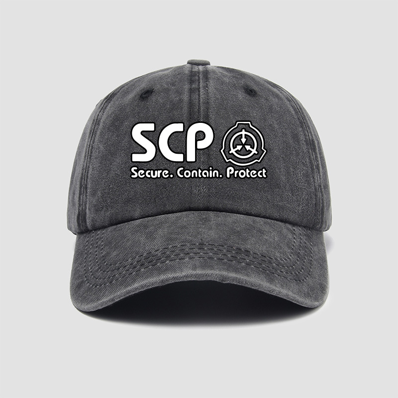 SCP基金会 中二者联盟二次元宅基地动漫周边帽子棒球帽男女小清新