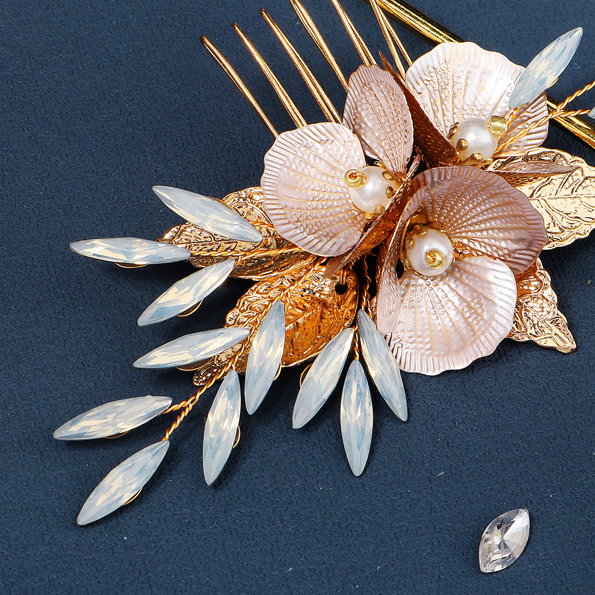 Simple Style Flower Metal Handmade 1 Pair